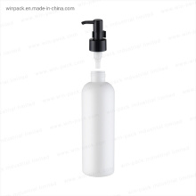 Winpack Hot Sell White Plastic Bottle with Black Shampoo Pump Head